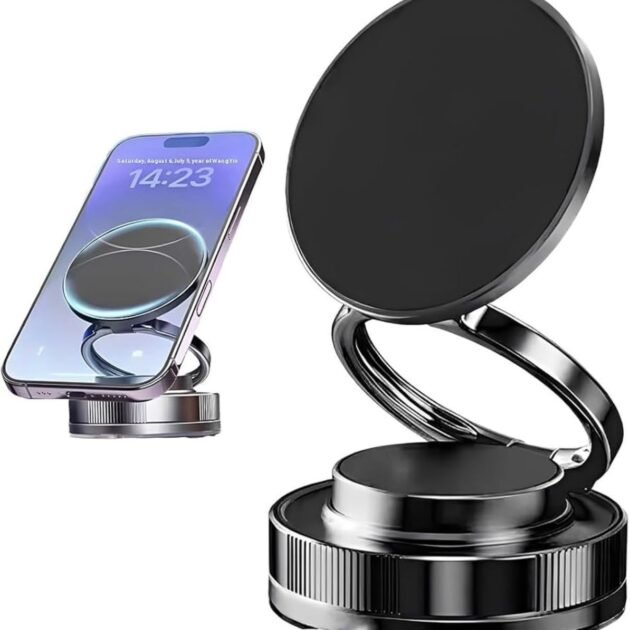 🎯 حامل هاتف مغناطيسي 360° بتصميم ذكي